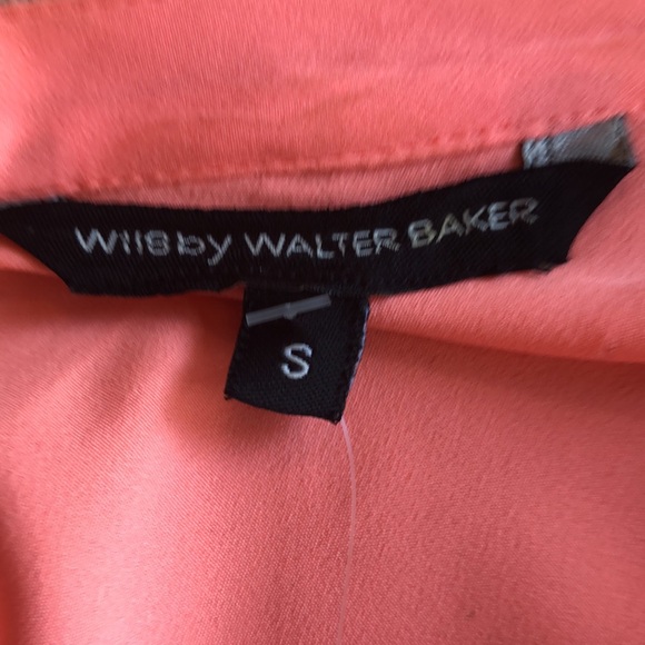 W118 by Walter Baker Neon Orange & Tie Dye Top - Size Small - Picture 6 of 8
